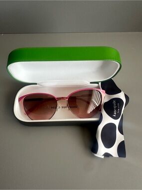 New Kate Spade Pink Sunglasses – Full Inclusion